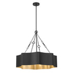 Millennium Lighting 210205-MB/VB Matte Black Ottavio  28'' Wide 5-light Pendant Image 1