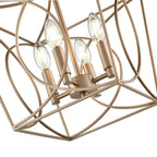 Millennium Lighting 4004-PMG Painted Modern Gold Semi-flush Ceiling Mount Image 4