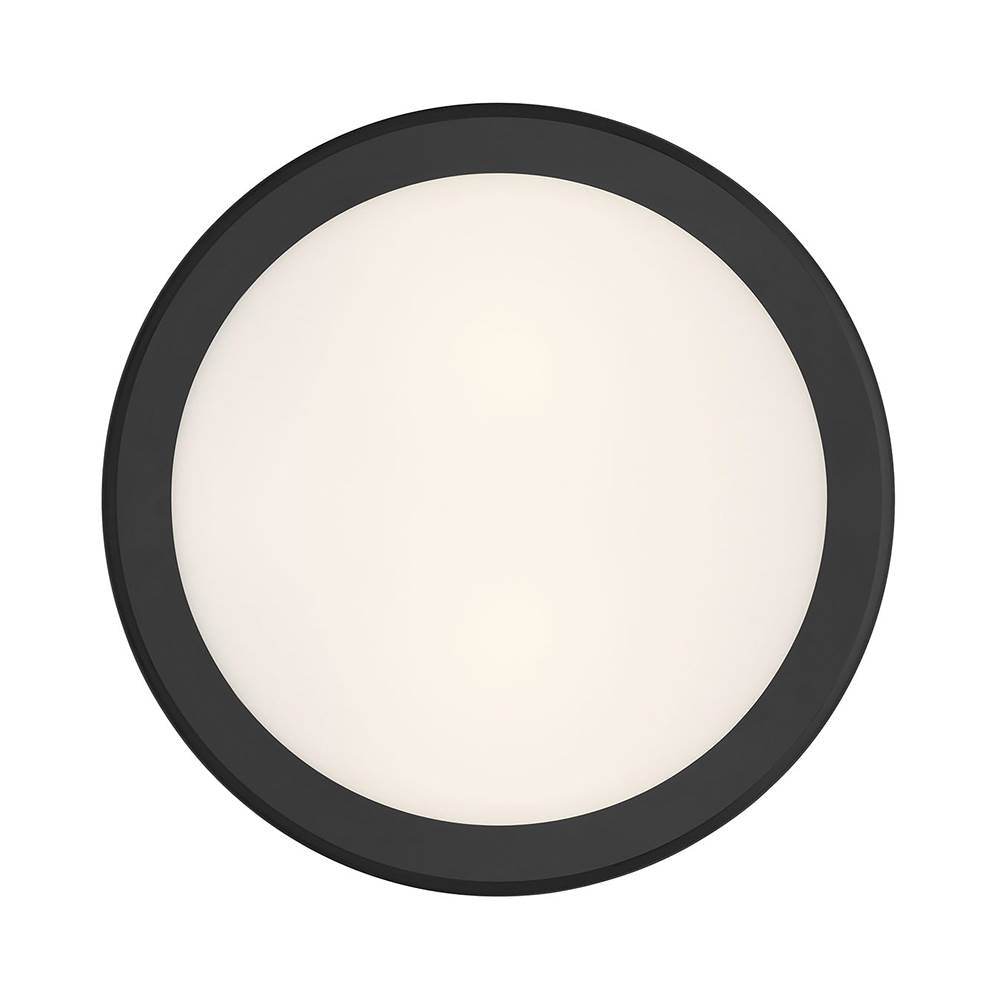 Millennium Lighting 9502-MB Matte Black Corvella 14'' Wide 2-light Flush Mount Image 6