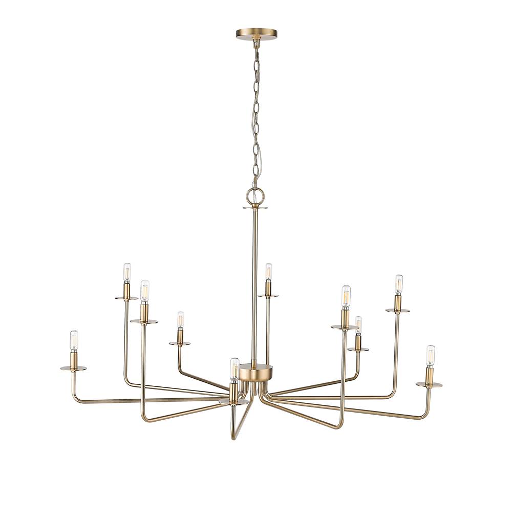 Millennium Lighting 12510-MG Modern Gold Chandelier Ceiling Light Image 4