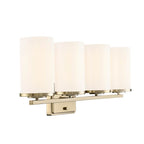 Millennium Lighting 2704WG-MG Modern Gold Verlana 27.75'' 4-light Vanity - Modern Gold Image 8
