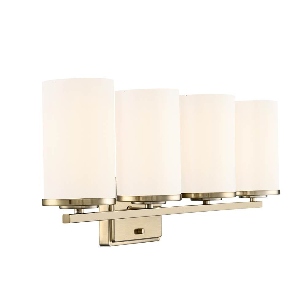 Millennium Lighting 2704WG-MG Modern Gold Verlana 27.75'' 4-light Vanity - Modern Gold Image 8