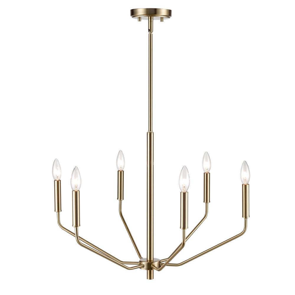 Millennium Lighting 8166-MG Modern Gold Chandelier Ceiling Light Image 3