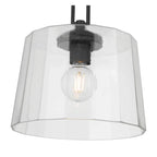 Millennium Lighting 250101-MB Matte Black Diamara 13.75'' Wide 1-light Pendant Image 5