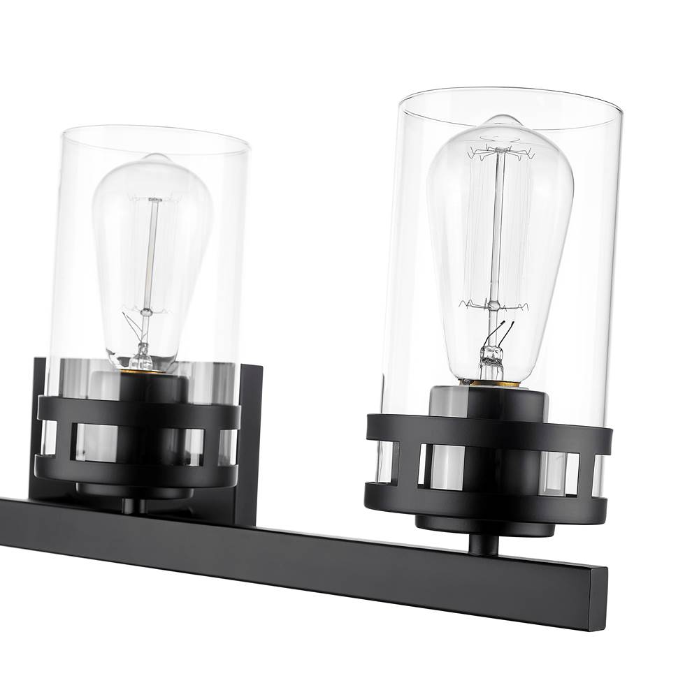 Millennium Lighting 91024-MB Matte Black Vanity Image 4