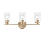 Millennium Lighting 3683-MG Modern Gold Moven 22'' Wide 3-light Vanity - Modern Gold Image 6