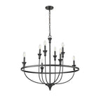 Millennium Lighting 28108-MB Matte Black Chandelier Ceiling Light Image 5