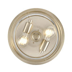 Millennium Lighting 64102-MG Modern Gold Strayhan 13'' 2-light Flush Mount - Modern Gold Image 5