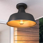 Millennium Lighting RCLWF14-SB Satin Black Classic Warehouse Shade Image 2