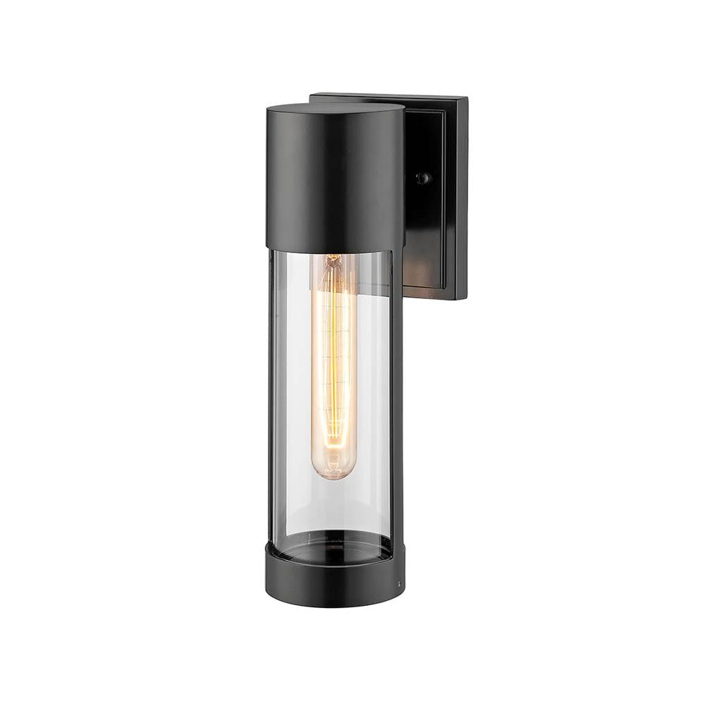 Millennium Lighting 8212-PBK Powder Coat Black Outdoor Wall Sconce Image 1
