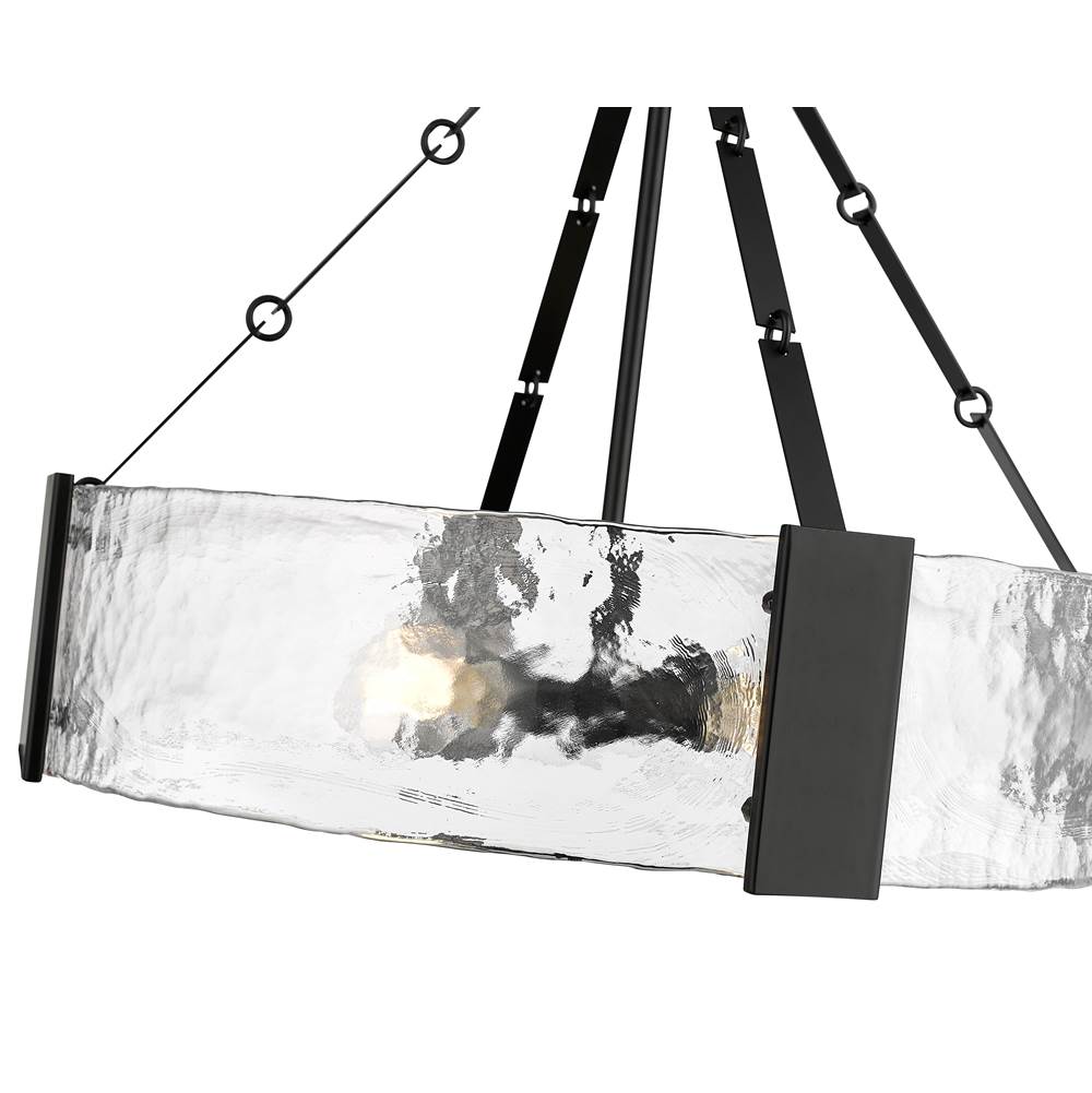 Millennium Lighting 19404-MB Matte Black Rezi 24.25'' Wide 4-light Pendant - Matte Black Image 5