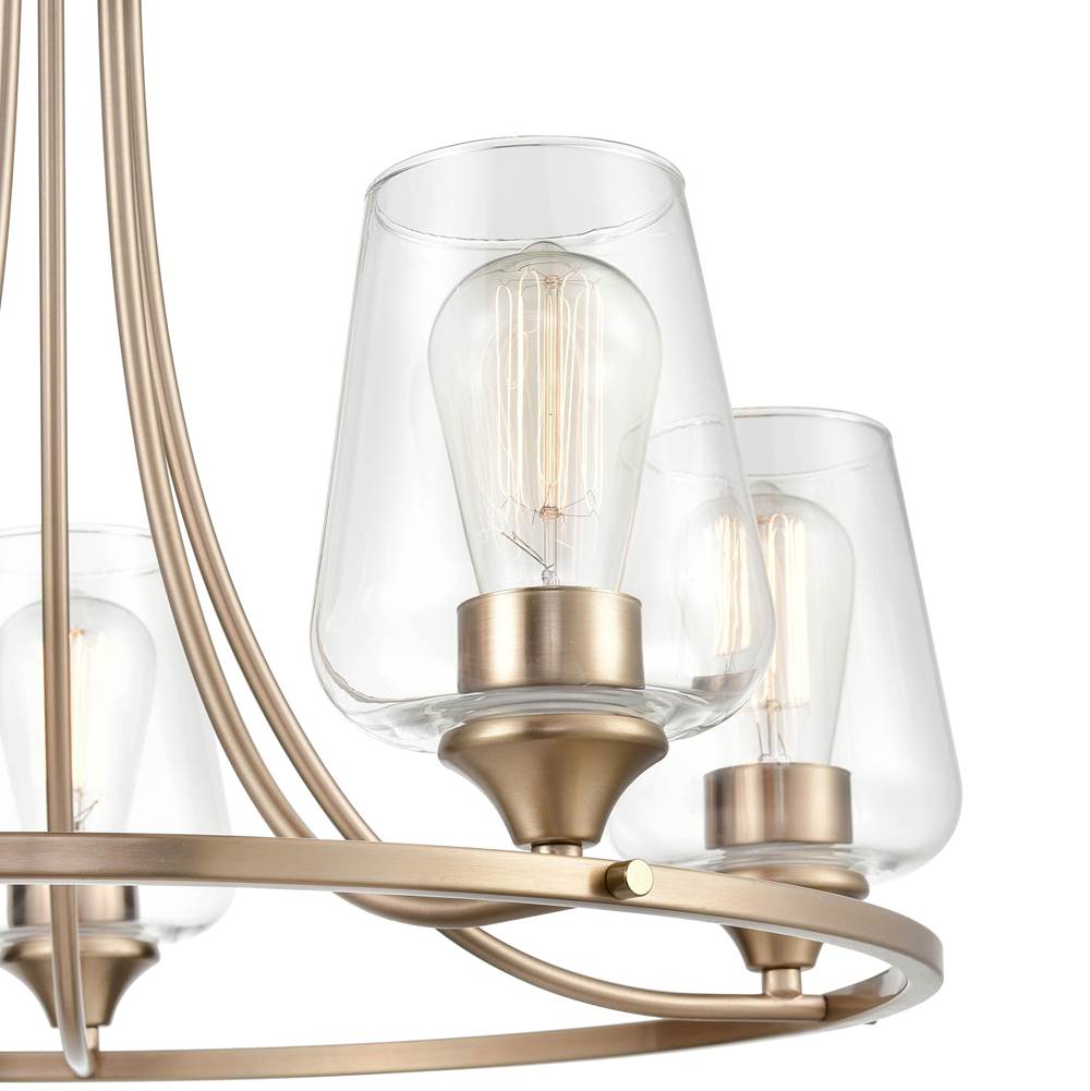 Millennium Lighting 9725-MG Modern Gold Chandelier Ceiling Light Image 3