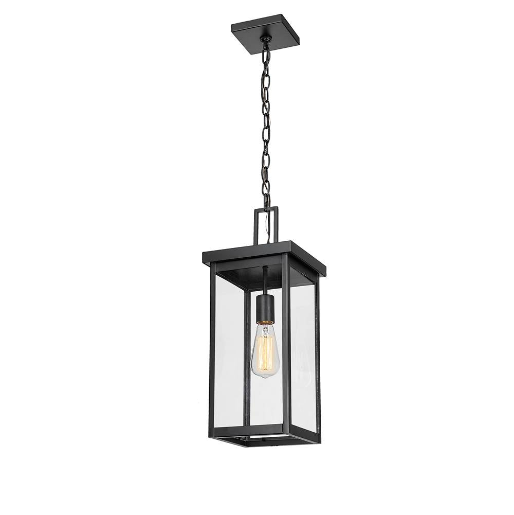 Millennium Lighting 42607-PBK Powder Coated Black Outdoor Hanging Lantern Image 5