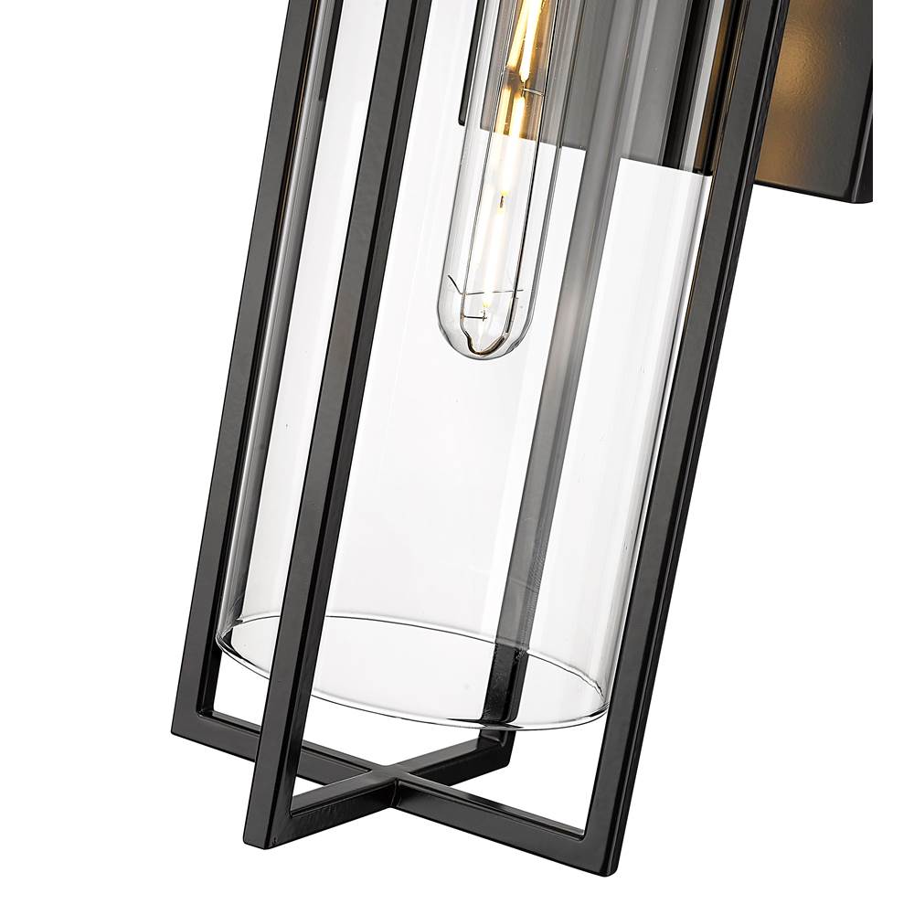 Millennium Lighting 10511-PBK Powder Coated Black Outdoor Wall Sconce Image 3