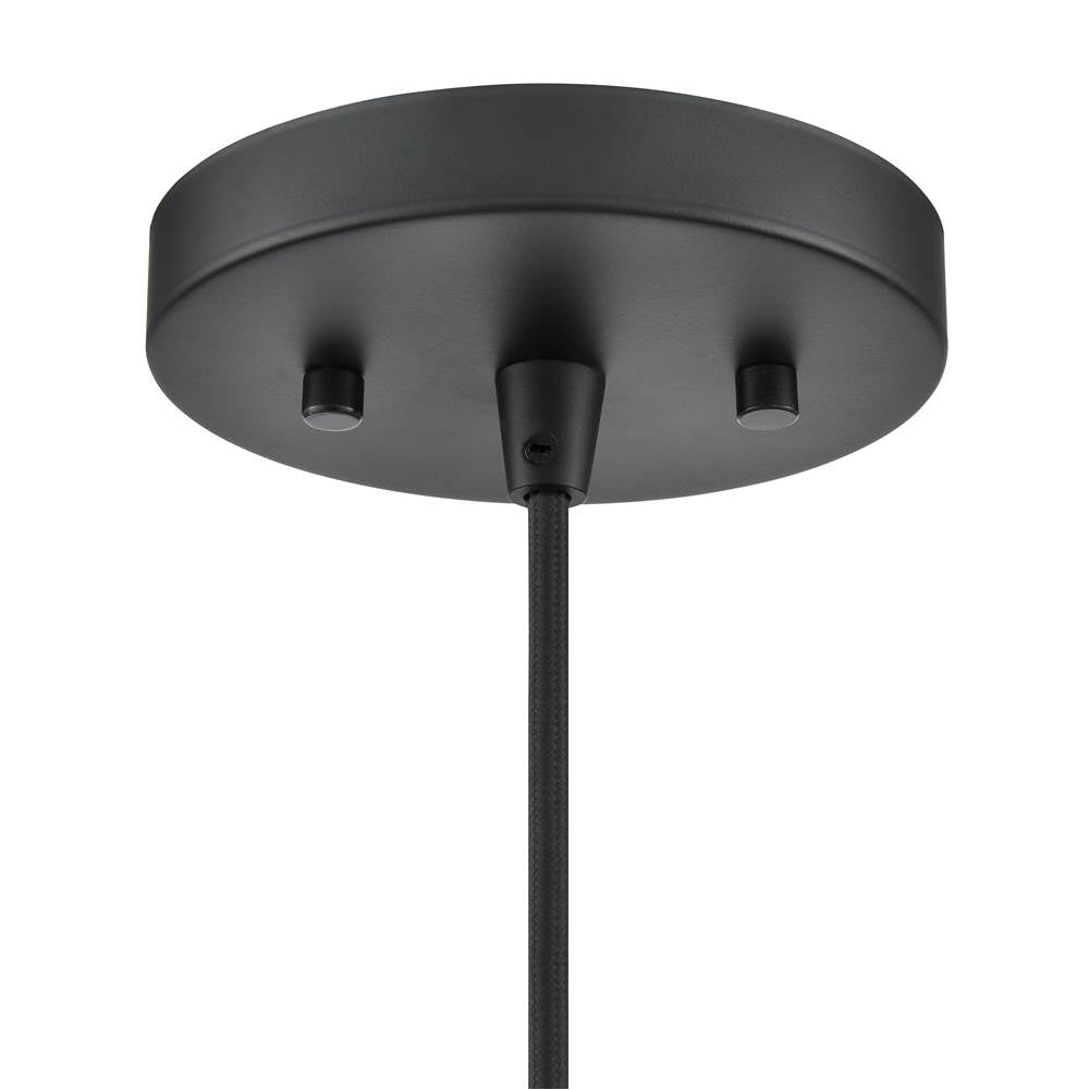 Millennium Lighting 218101-MB Matte Black Khrisa 12.75'' Wide 1-light Pendant - Matte Black Image 4