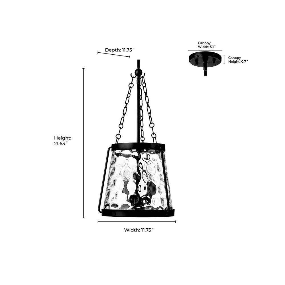 Millennium Lighting 20403-PN Polished Nickel Pendant Light Image 3