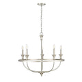 Millennium Lighting 28005-BN Brushed Nickel Chandelier Ceiling Light Image 1