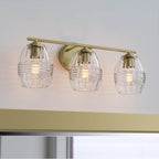 Millennium Lighting 9993-VB Vintage Brass Miravelle 22.25'' Wide 3-light Vanity Image 4