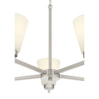 Millennium Lighting 64105WG-BN Brushed Nickel Strayhan 24'' Wide 5-light Chandelier Image 7