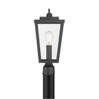 Millennium Lighting 68401-PBK Powder Coated Black Brenwick 17.75'' High 1-light Outdoor Post Lantern Image 7