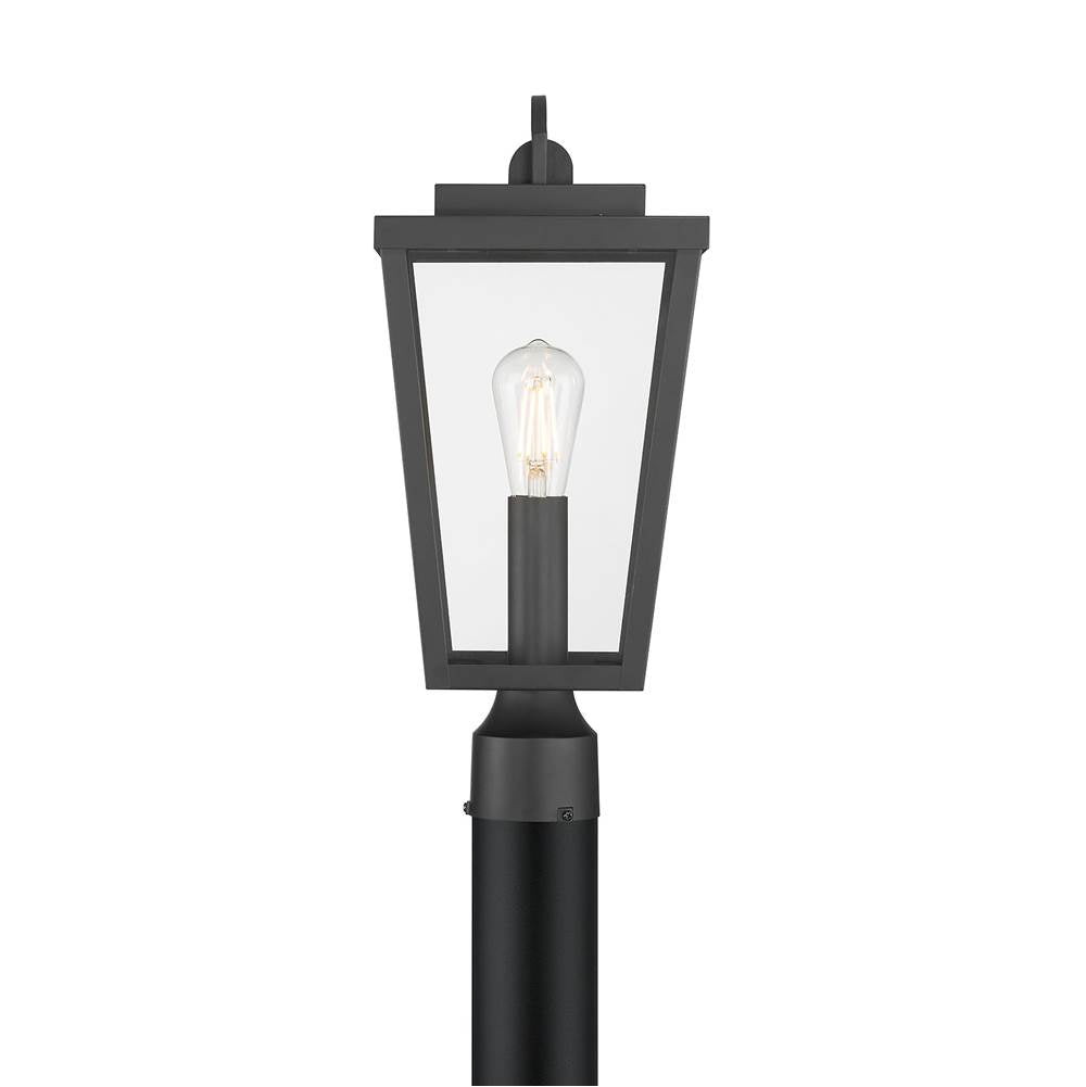 Millennium Lighting 68401-PBK Powder Coated Black Brenwick 17.75'' High 1-light Outdoor Post Lantern Image 7