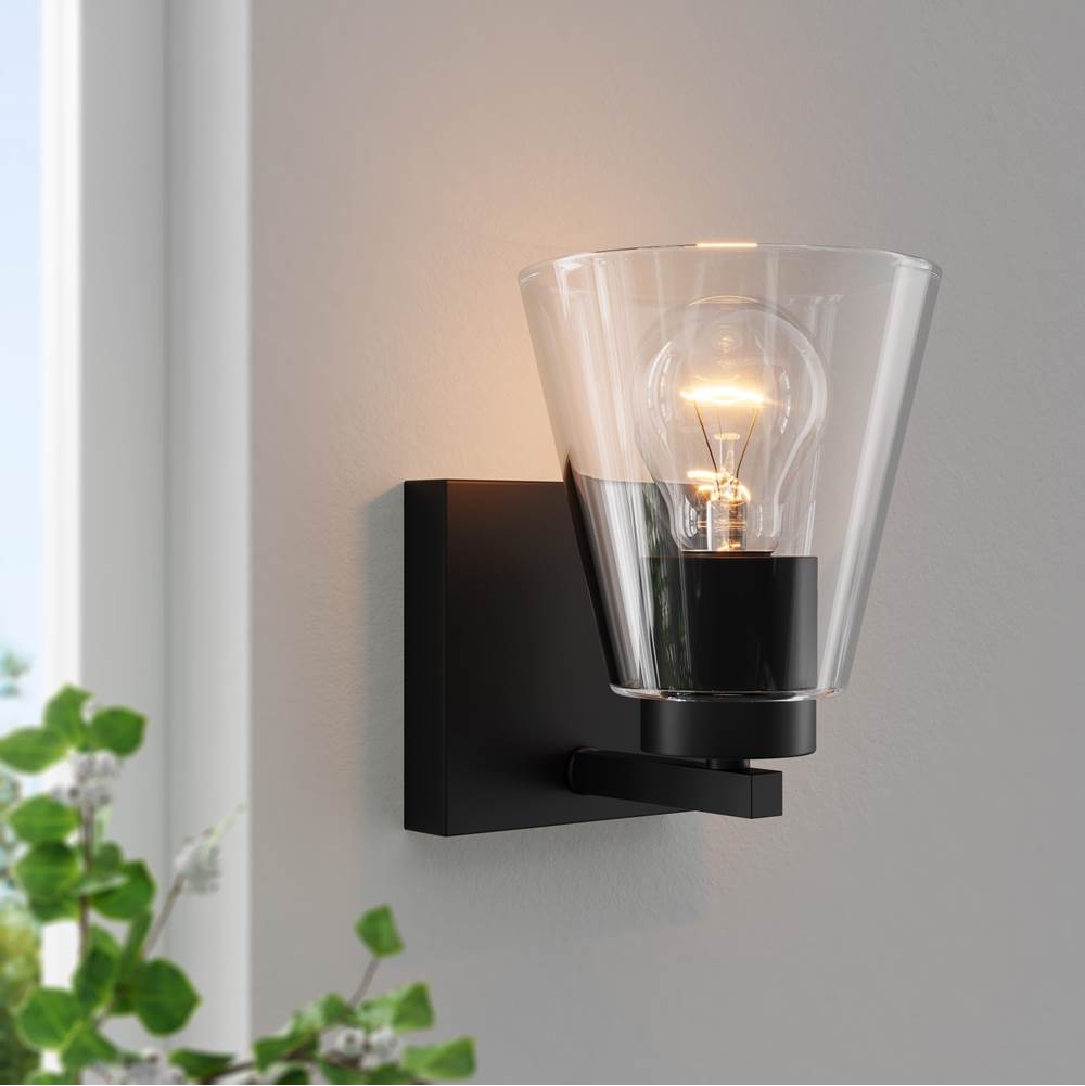 Millennium Lighting 64001-MB Matte Black Strayhan 6.75'' High 1-light Wall Sconce - Matte Black Image 3