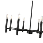 Millennium Lighting 25708-MB Matte Black Skyva 30.25'' Wide 8-light Chandelier - Matte Black Image 4