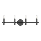 Millennium Lighting 25604-MB Matte Black Skyva 6'' High 4-light Vanity - Matte Black Image 6