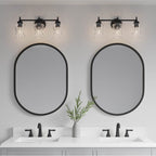 Millennium Lighting 909103-MB Matte Black Clarvyn 21'' Wide 3-light Vanity Image 4