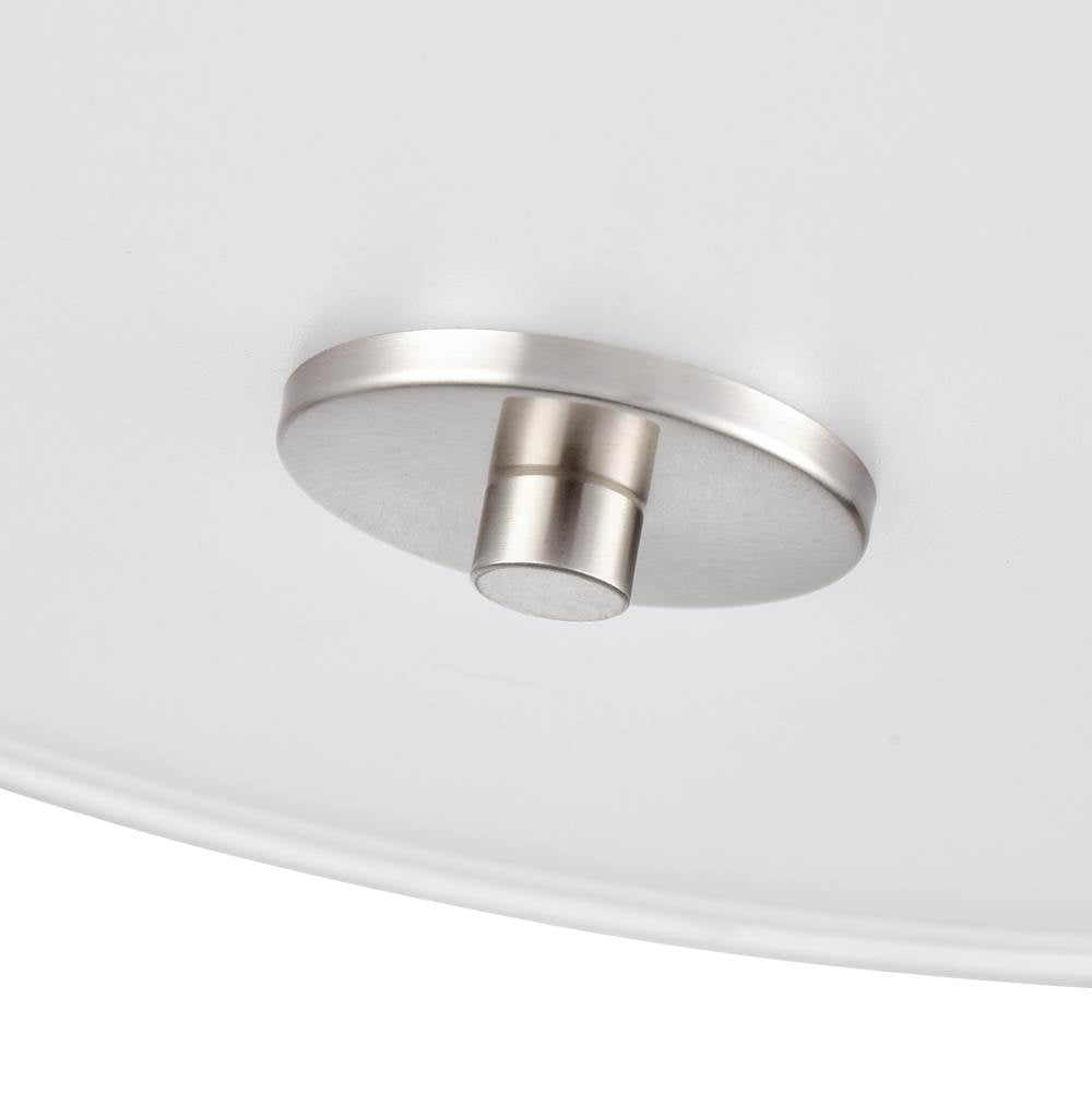 Millennium Lighting 41002-BN Brushed Nickel Guyten 13'' Wide 2-light Flushmount - Brushed Nickel Image 4
