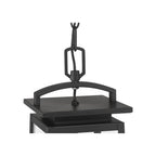 Millennium Lighting 66102-PBK Powder Coated Black Kendrix 7.5'' Wide 2-light Outdoor Hanging Lantern Image 6