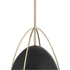 Millennium Lighting 69201-MB/MG Matte Black Pomelle  13.75'' Wide 1-light Pendant Image 6