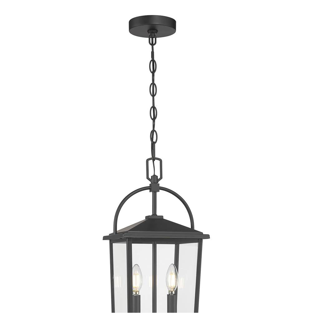 Millennium Lighting 66402-PBK Powder Coated Black Strathden 9'' Wide 2-light Outdoor Hanging Lantern Image 5