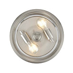 Millennium Lighting 64102-BN Brushed Nickel Strayhan 13'' 2-light Flush Mount - Brushed Nickel Image 5
