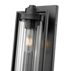Millennium Lighting 192001-PBK Powder Coated Black Braselton 14'' High 1-light Outdoor Wall Sconce - Powder Coated Black Image 4