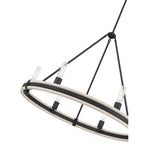 Millennium Lighting 207106-MB Matte Black Rovessa 32'' Wide 6-light Chandelier Image 5