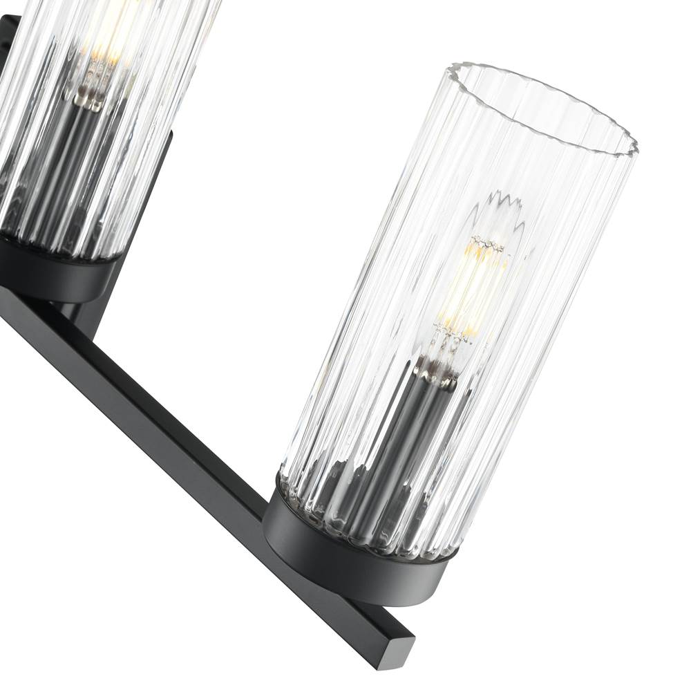 Millennium Lighting 46004-MB Matte Black Iversen 29.75'' Wide 4-light Vanity - Matte Black Image 5