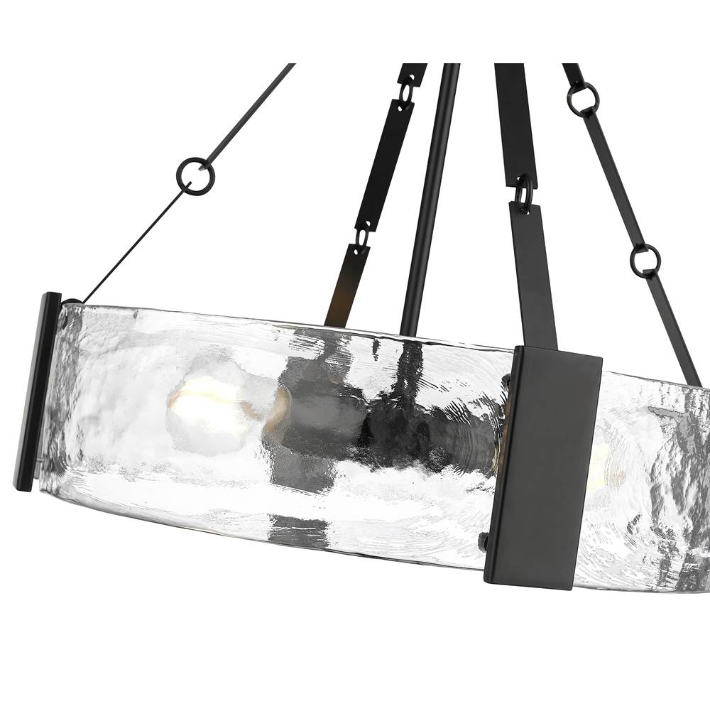 Millennium Lighting 19403-MB Matte Black Rezi 20.25'' Wide 3-light Pendant - Matte Black Image 5