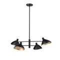 Millennium Lighting 12804-MB Matte Black Chandelier Ceiling Light Image 1