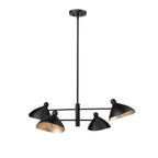 Millennium Lighting 12804-MB Matte Black Chandelier Ceiling Light Image 1