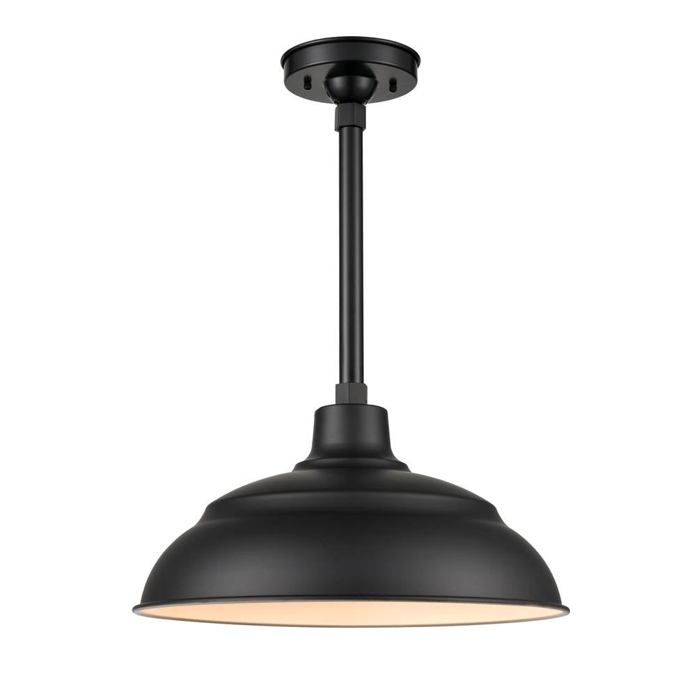 Millennium Lighting LEDRWHS14-SB Satin Black Led Warehouse Shade Image 2