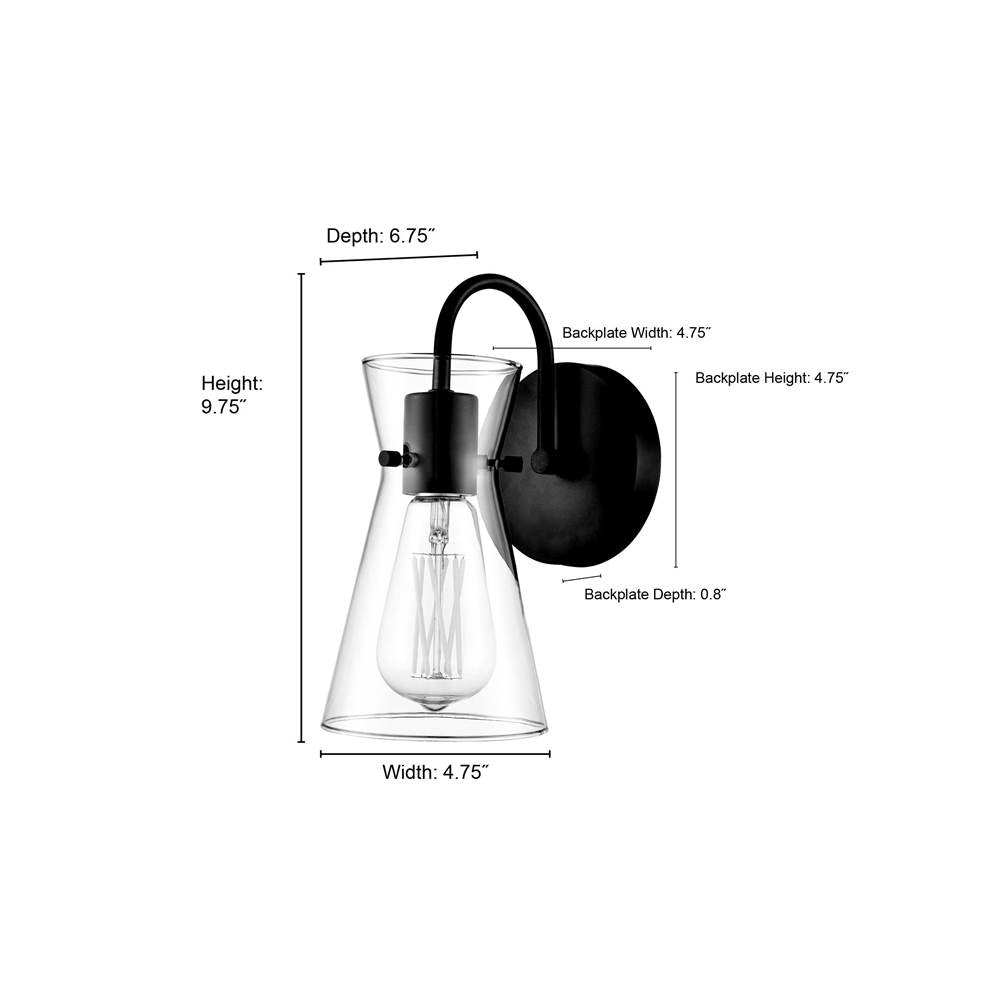 Millennium Lighting 21001-PN Polished Nickel Camellia 4.75'' Wide 1-light Vanity - Polished Nickel Image 2