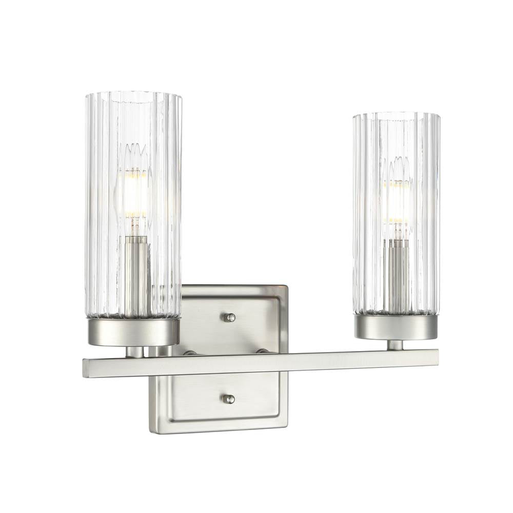 Millennium Lighting 46002-BN Brushed Nickel Iversen 12.5'' Wide 2-light Vanity - Brushed Nickel Image 1