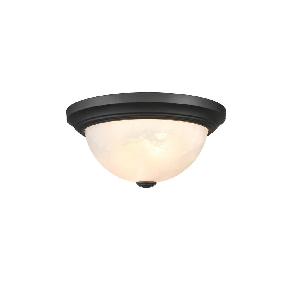 Millennium Lighting 4601-MB Matte Black Flushmount Ceiling Light Image 2