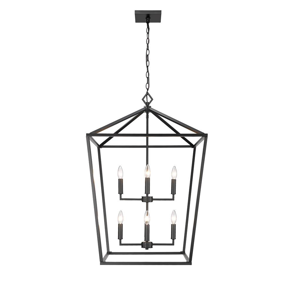 Millennium Lighting 3335-MB Matte Black Pendant Light Image 1