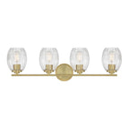 Millennium Lighting 9994-VB Vintage Brass Miravelle 30.5'' Wide 4-light Vanity Image 6
