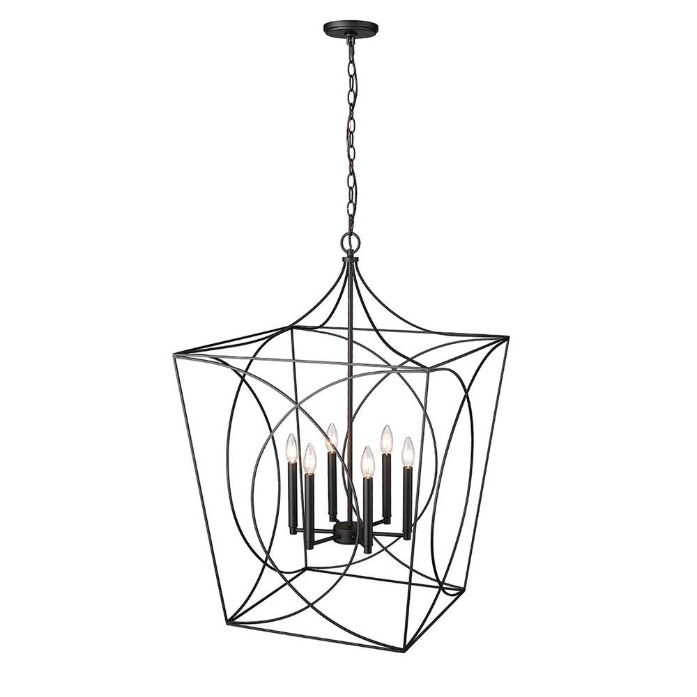Millennium Lighting 4003-MB Matte Black Pendant Light Image 2