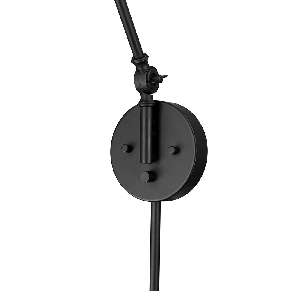 Millennium Lighting 10001-MB Matte Black Swing Arm Sconce Light Image 6