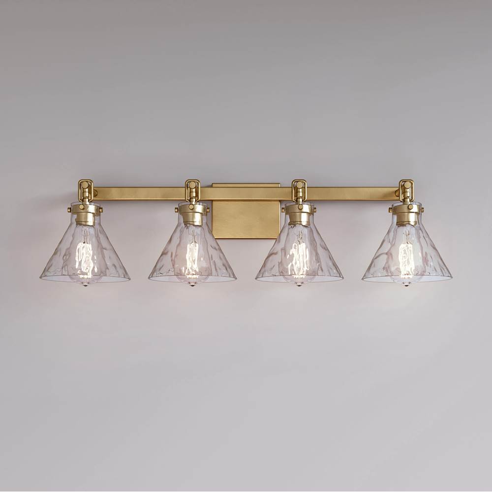 Millennium Lighting 20004-VB Vintage Brass Barlon 34.75'' 4-light Vanity - Vintage Brass Image 5