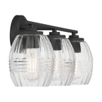 Millennium Lighting 9993-MB Matte Black Miravelle 22.25'' Wide 3-light Vanity Image 7